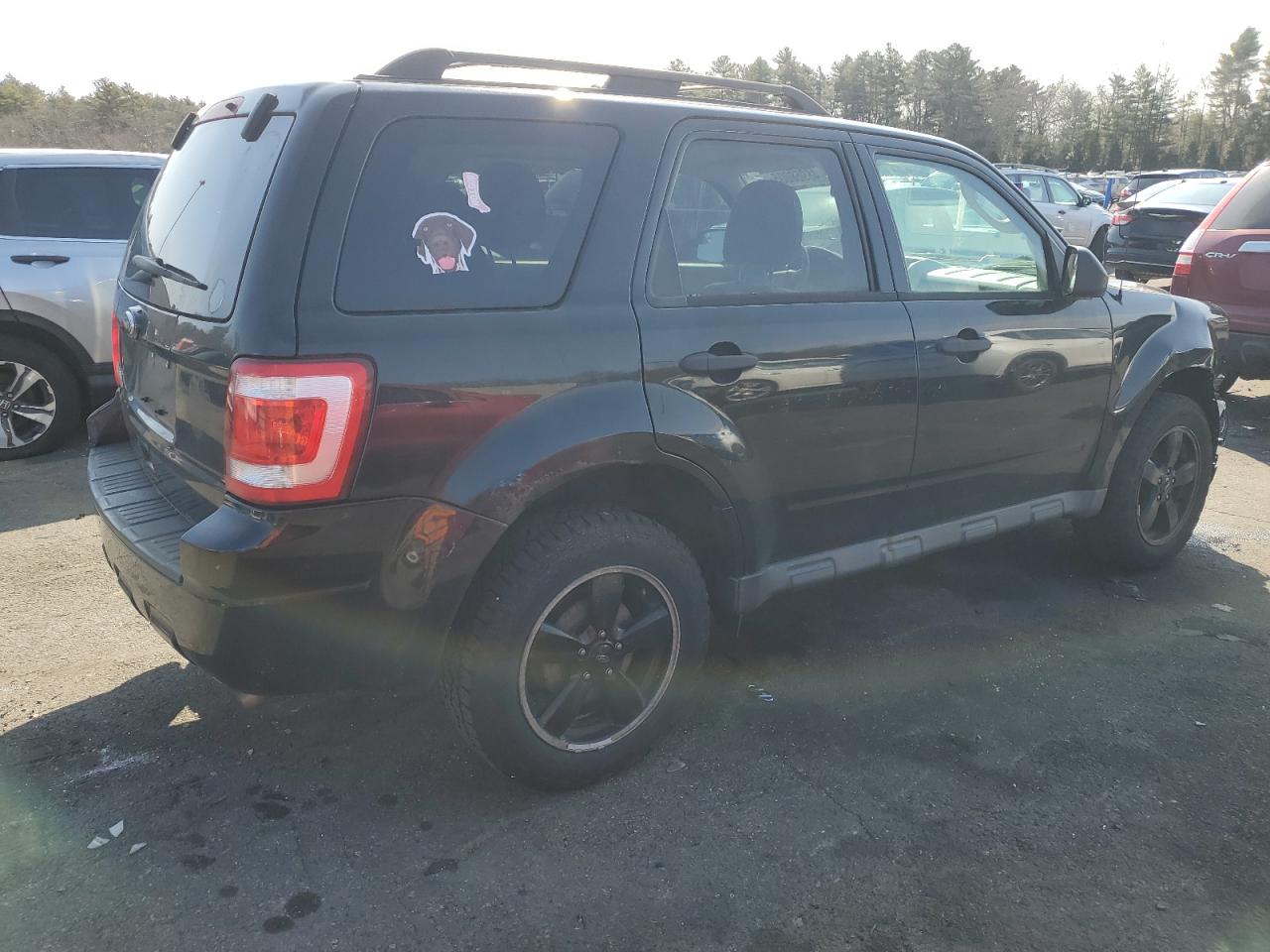 2011 Ford Escape VIN 1FMCU9D7XBKC54928 Copart auction photo, front end / minor dent/scratches damage thumbnail 3