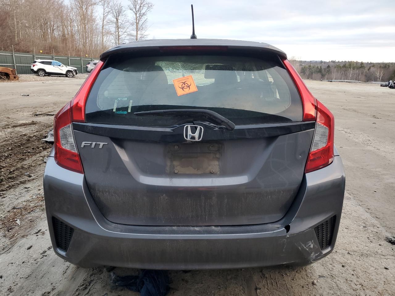 2017 Honda Fit VIN JHMGK5H54HS005495 Copart auction photo, all over damage thumbnail 6