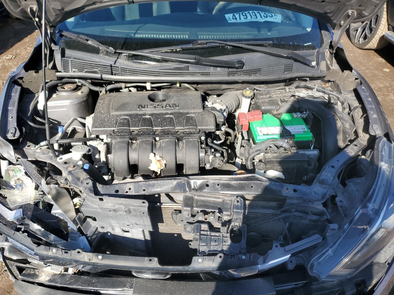 2017 Nissan Sentra VIN 3N1AB7AP2HY236883 Copart auction photo, front end / rear end damage thumbnail 11