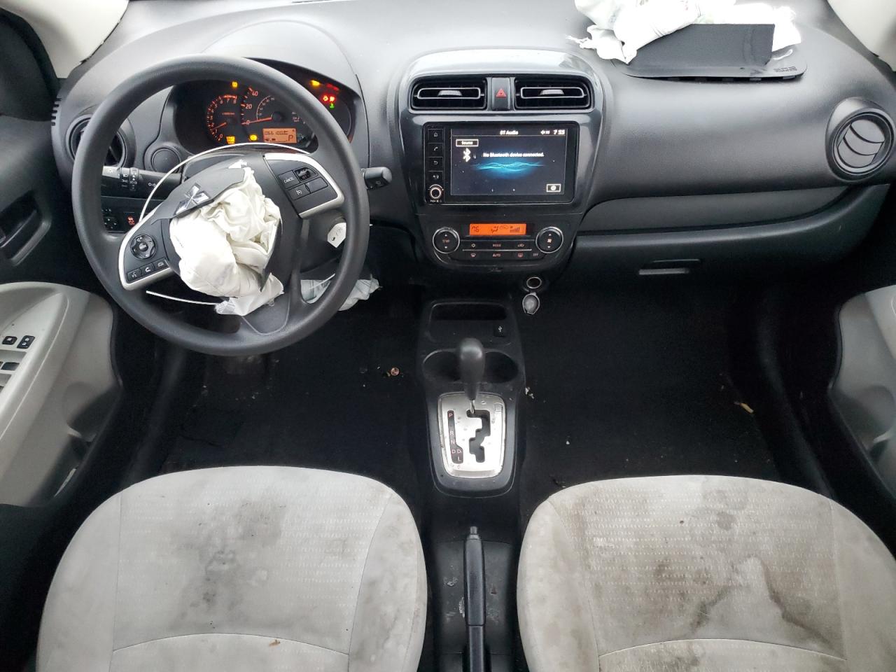 2021 Mitsubishi Mirage VIN ML32FUFJ5MHF05186 Copart auction photo, front end / side damage thumbnail 8