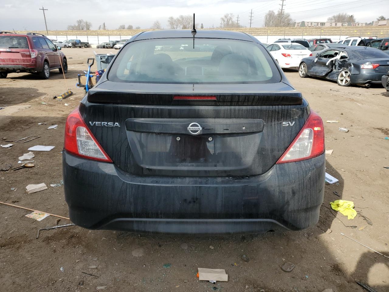 2019 Nissan Versa VIN 3N1CN7AP7KL811516 Copart auction photo, front end / rear end damage thumbnail 6