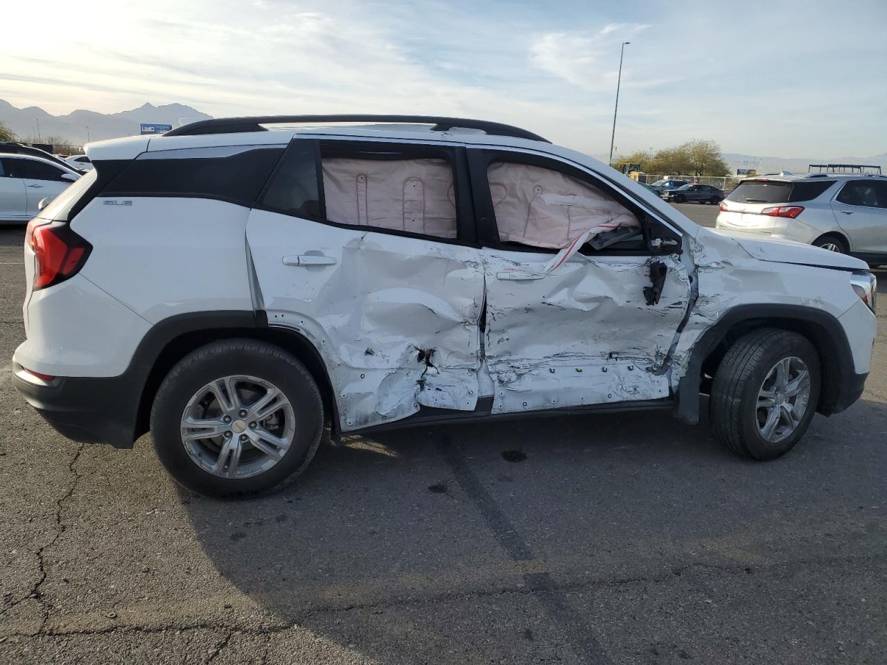 2021 GMC Terrain VIN 3GKALMEV4ML400616 Copart auction photo, all over damage thumbnail 3