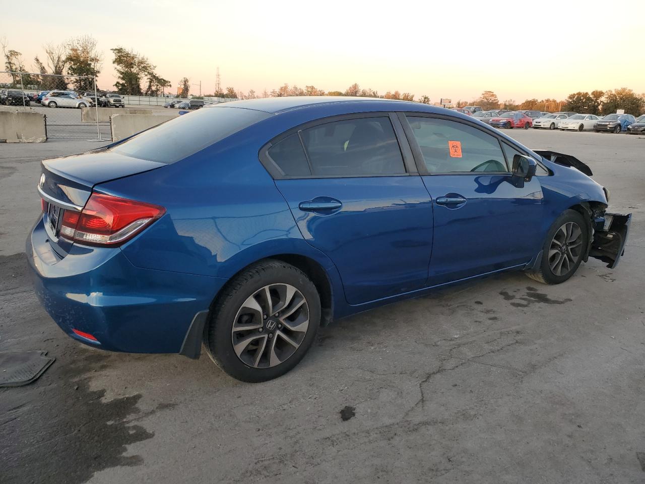2014 Honda Civic VIN 19XFB2F80EE084428 Copart auction photo, front end / minor dent/scratches damage thumbnail 3