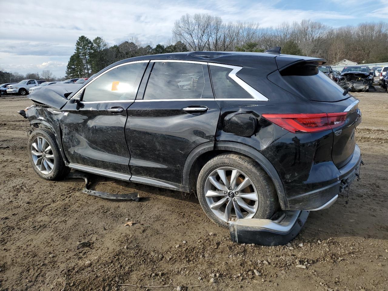 2020 Infiniti QX50 VIN 3PCAJ5M19LF115980 Copart auction photo, all over damage thumbnail 2
