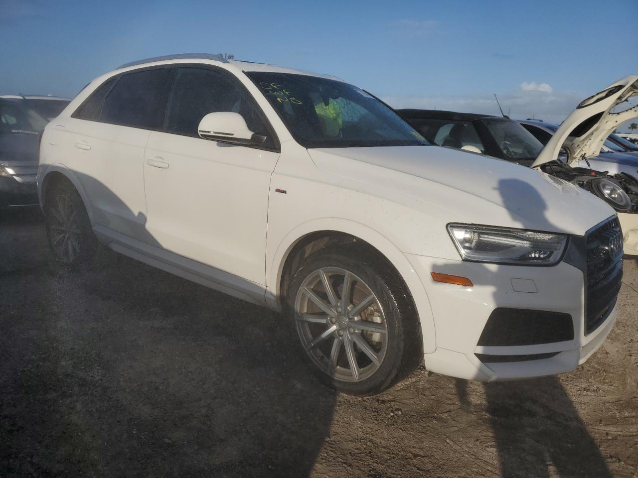 2018 Audi Q3 VIN WA1BCCFS7JR035426 Copart auction photo, water/flood damage thumbnail 4