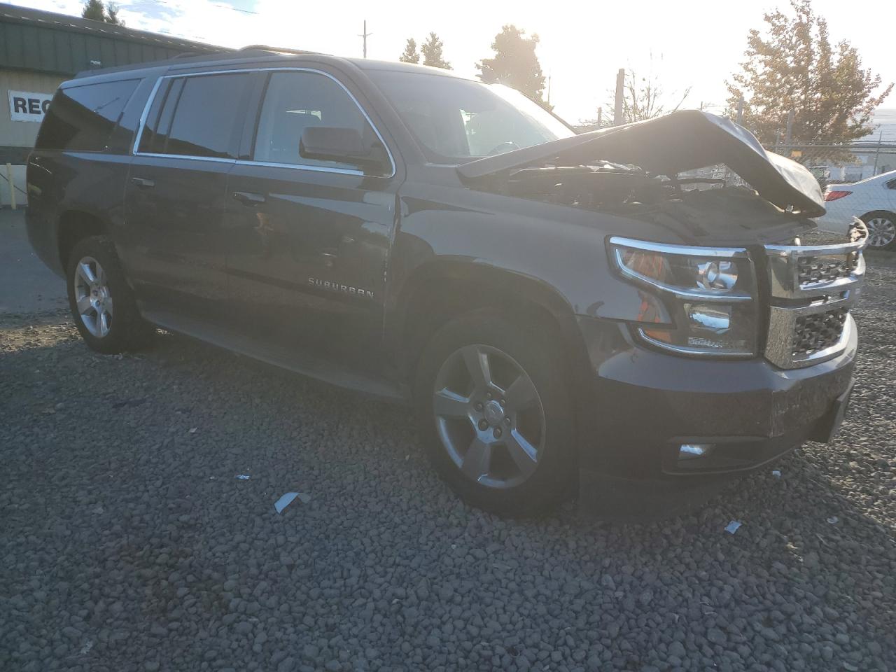 2017 Chevrolet Suburban VIN 1GNSKHKC2HR193369 Copart auction photo, front end / rear end damage thumbnail 4