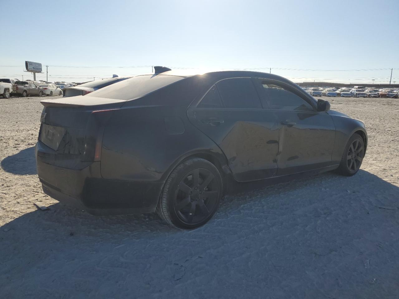 2016 Cadillac ATS VIN 1G6AA5RA3G0102836 Copart auction photo, side damage thumbnail 3
