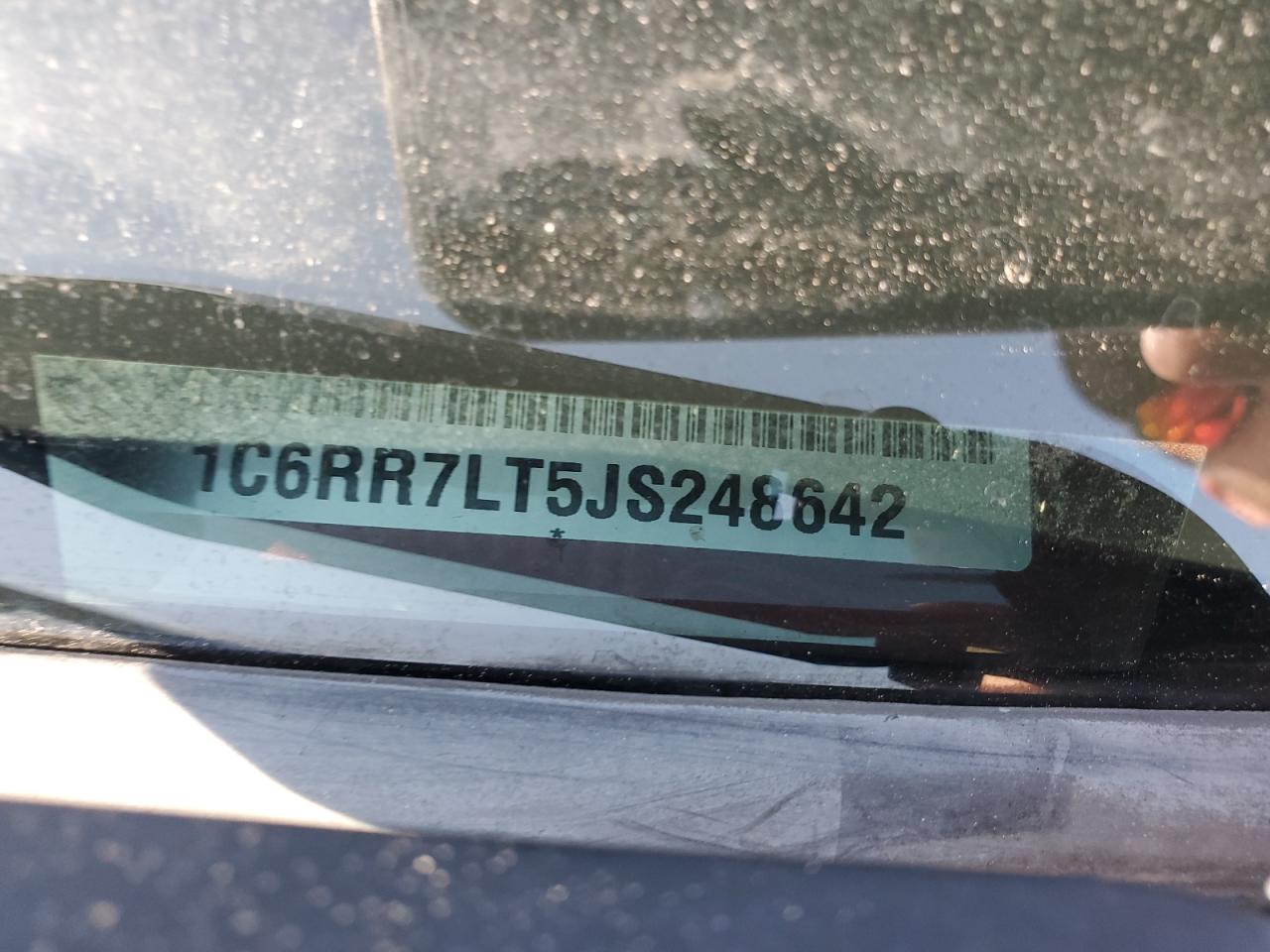 2018 RAM 1500 VIN 1C6RR7LT5JS248642 Copart auction photo, side damage thumbnail 12