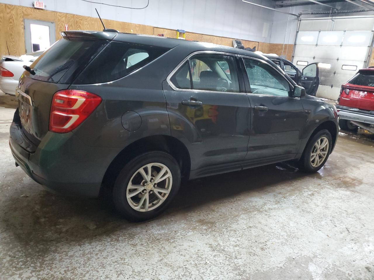 2017 Chevrolet Equinox VIN 2GNFLEEK6H6201453 Copart auction photo, front end / rear end damage thumbnail 3