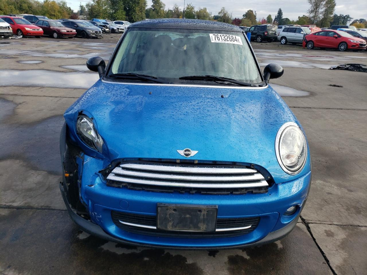 2012 MINI Cooper VIN WMWSU3C55CT366980 Copart auction photo, front end damage thumbnail 5