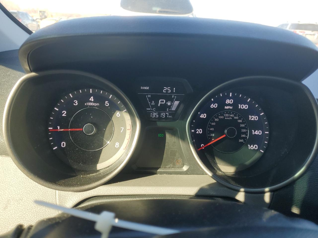 2014 Hyundai Elantra VIN 5NPDH4AE5EH504565 Copart auction photo, rear end / minor dent/scratches damage thumbnail 9