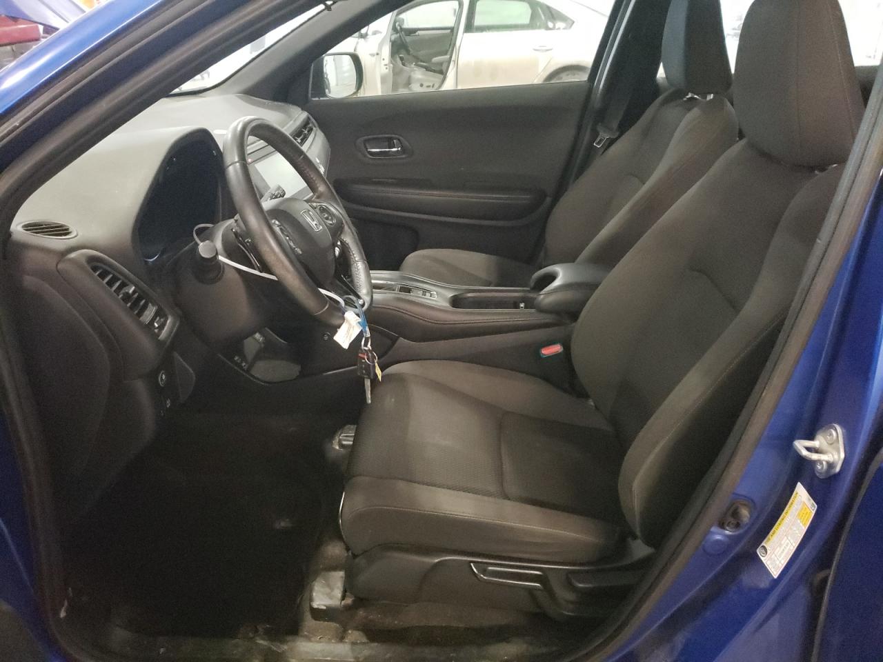 2019 Honda HR-V VIN 3CZRU6H13KM734119 Copart auction photo, front end / hail damage thumbnail 7