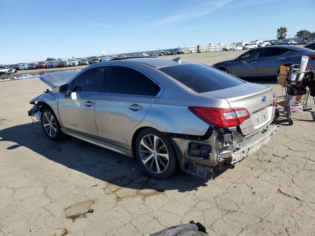 2019 Subaru Legacy VIN 4S3BNAN61K3035371 Copart auction photo, front end / rear end damage thumbnail 2