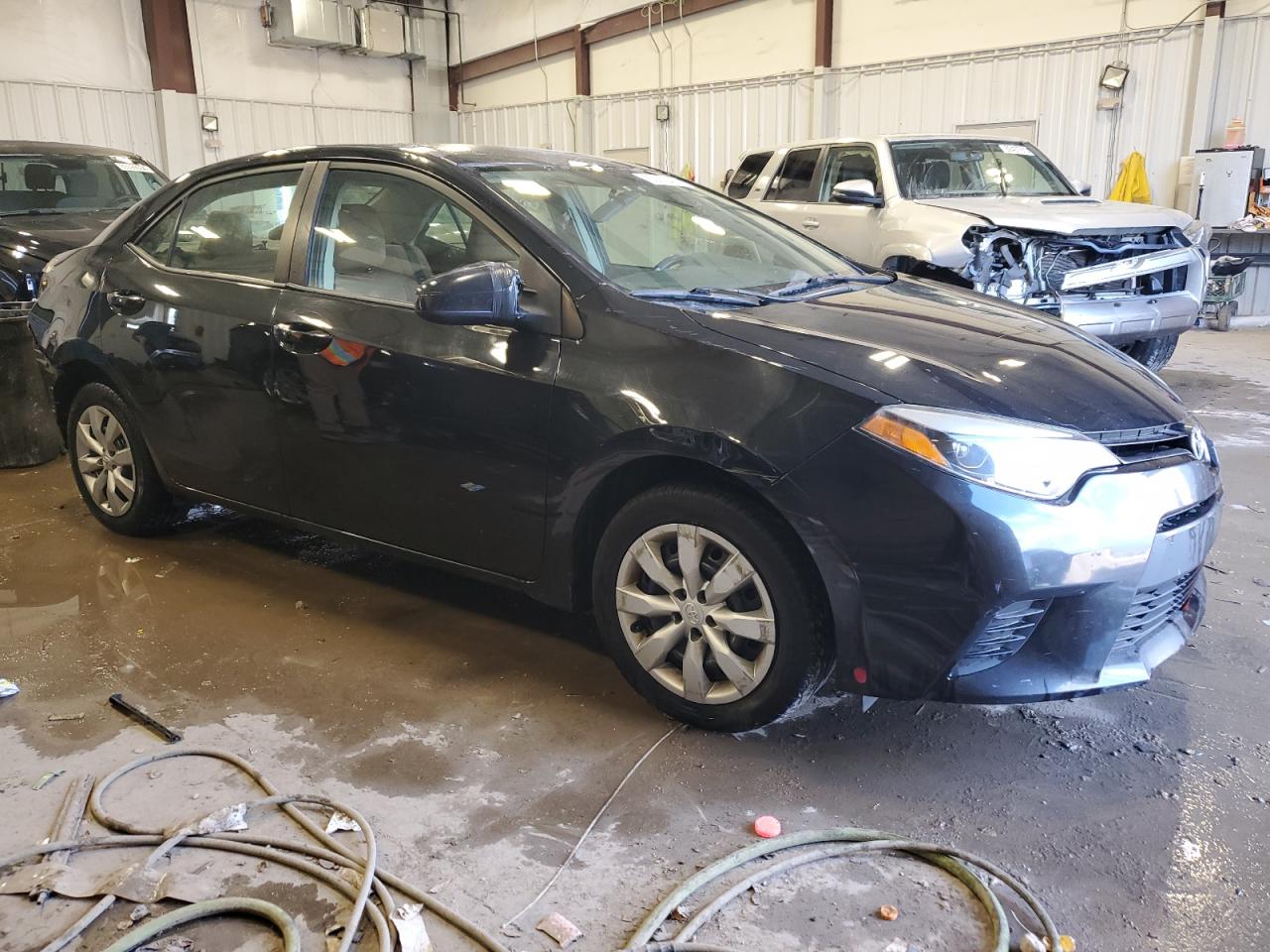 2014 Toyota Corolla VIN 2T1BURHE3EC048624 Copart auction photo, rear end / front end damage thumbnail 4
