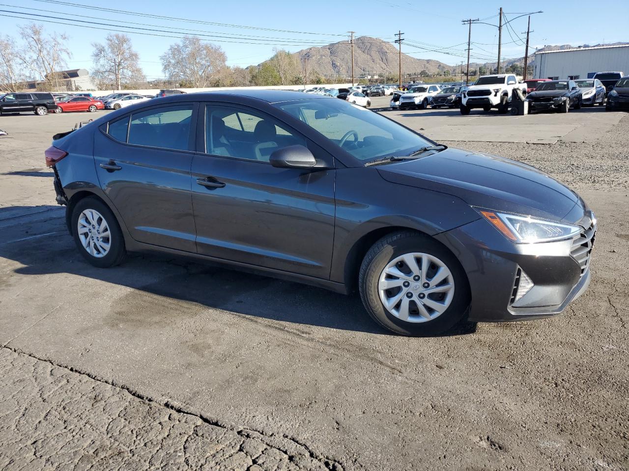 2020 Hyundai Elantra VIN 5NPD74LF3LH604461 Copart auction photo, rear end damage thumbnail 4