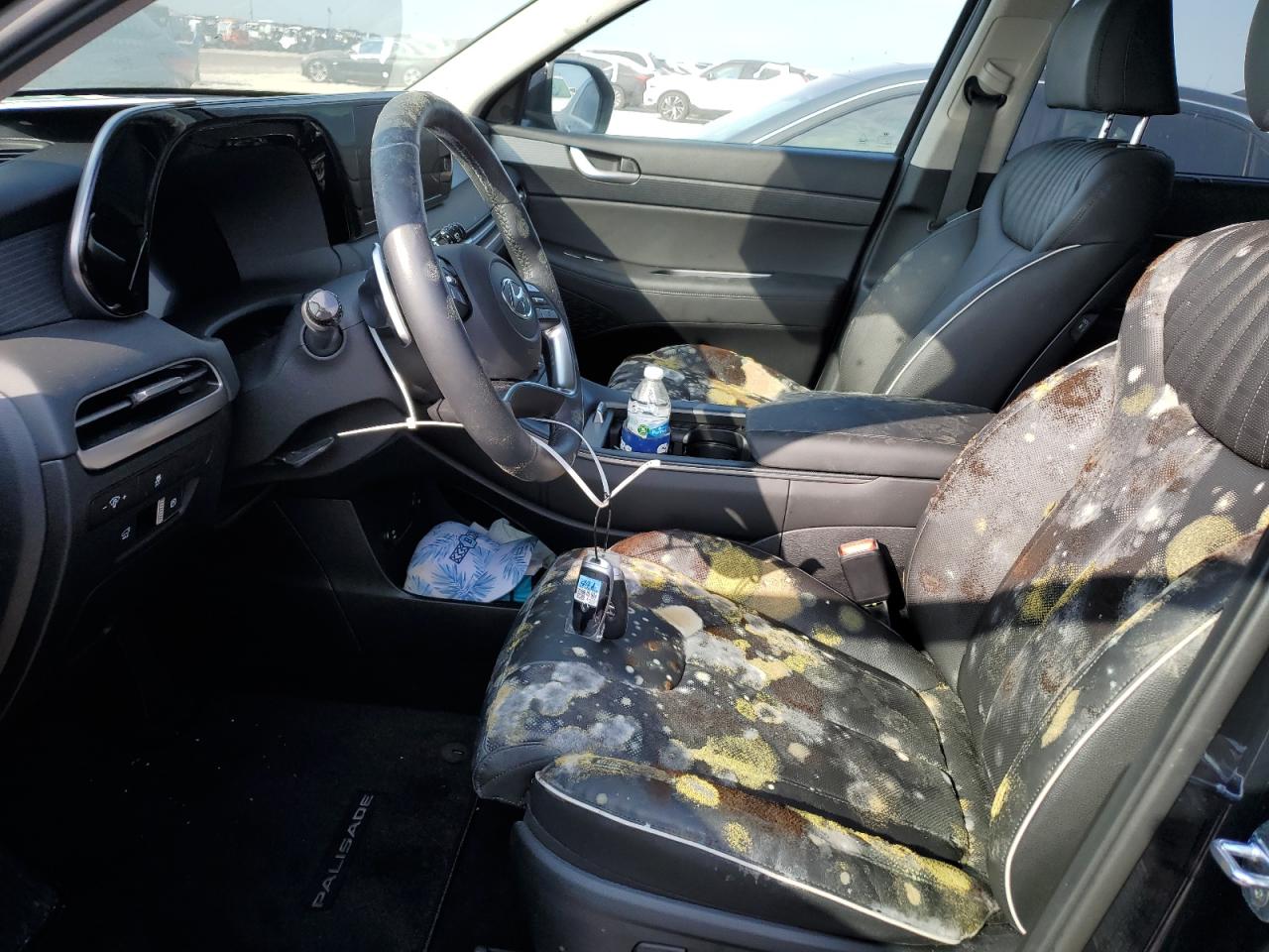 2023 Hyundai Palisade VIN KM8R54GE6PU488273 Copart auction photo, water/flood damage thumbnail 7