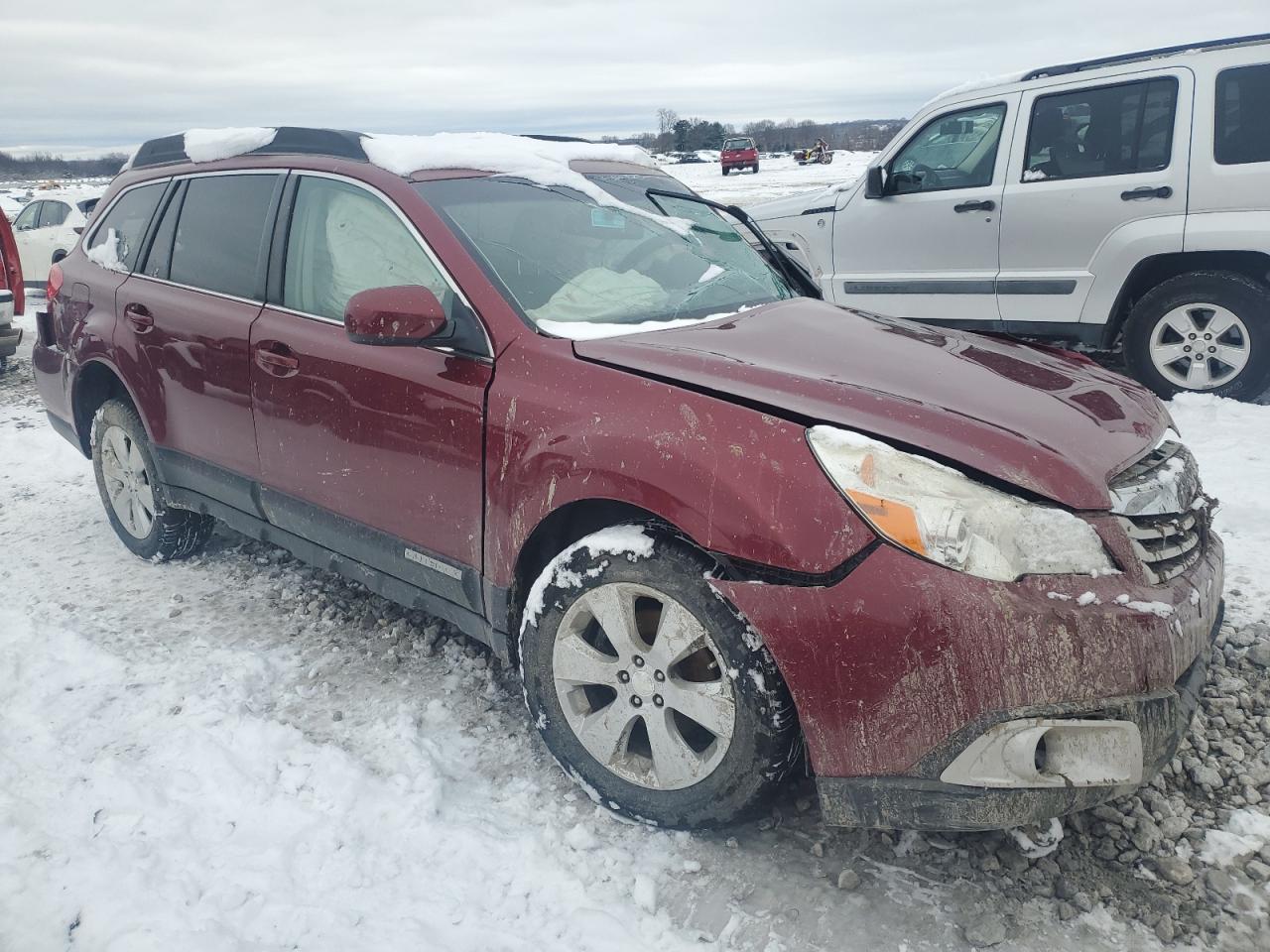 2011 Subaru Outback VIN 4S4BRCCCXB3322096 Copart auction photo, all over damage thumbnail 4
