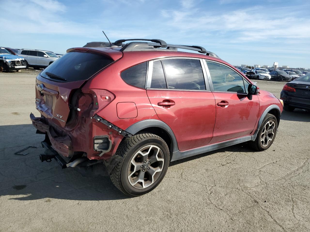 2015 Subaru XV VIN JF2GPAMC5FH274066 Copart auction photo, rear end / front end damage thumbnail 3
