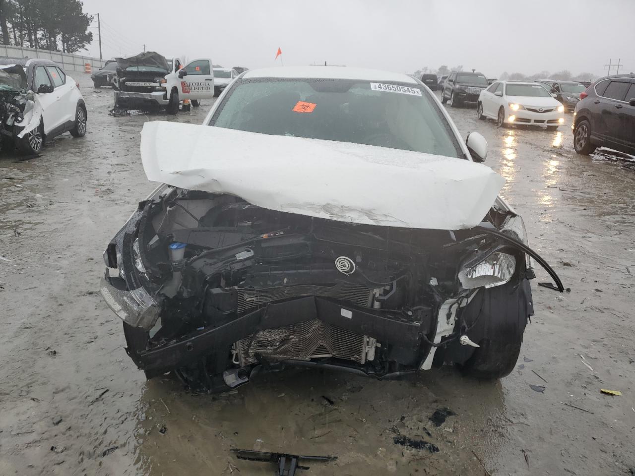 2021 KIA Rio VIN 3KPA24AD3ME378785 Copart auction photo, front end damage thumbnail 5