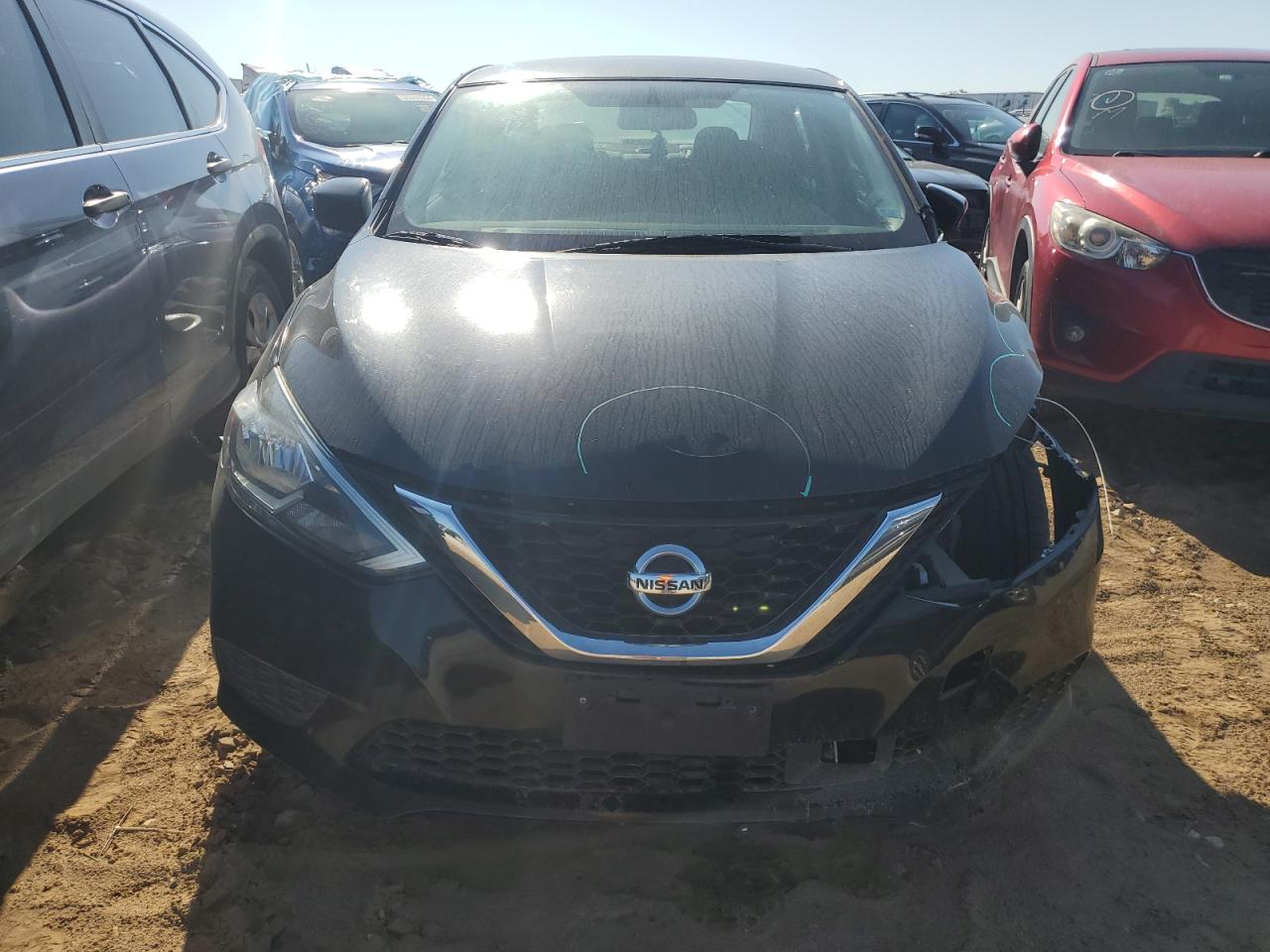 2018 Nissan Sentra VIN 3N1AB7AP0JY225922 Copart auction photo, front end damage thumbnail 5