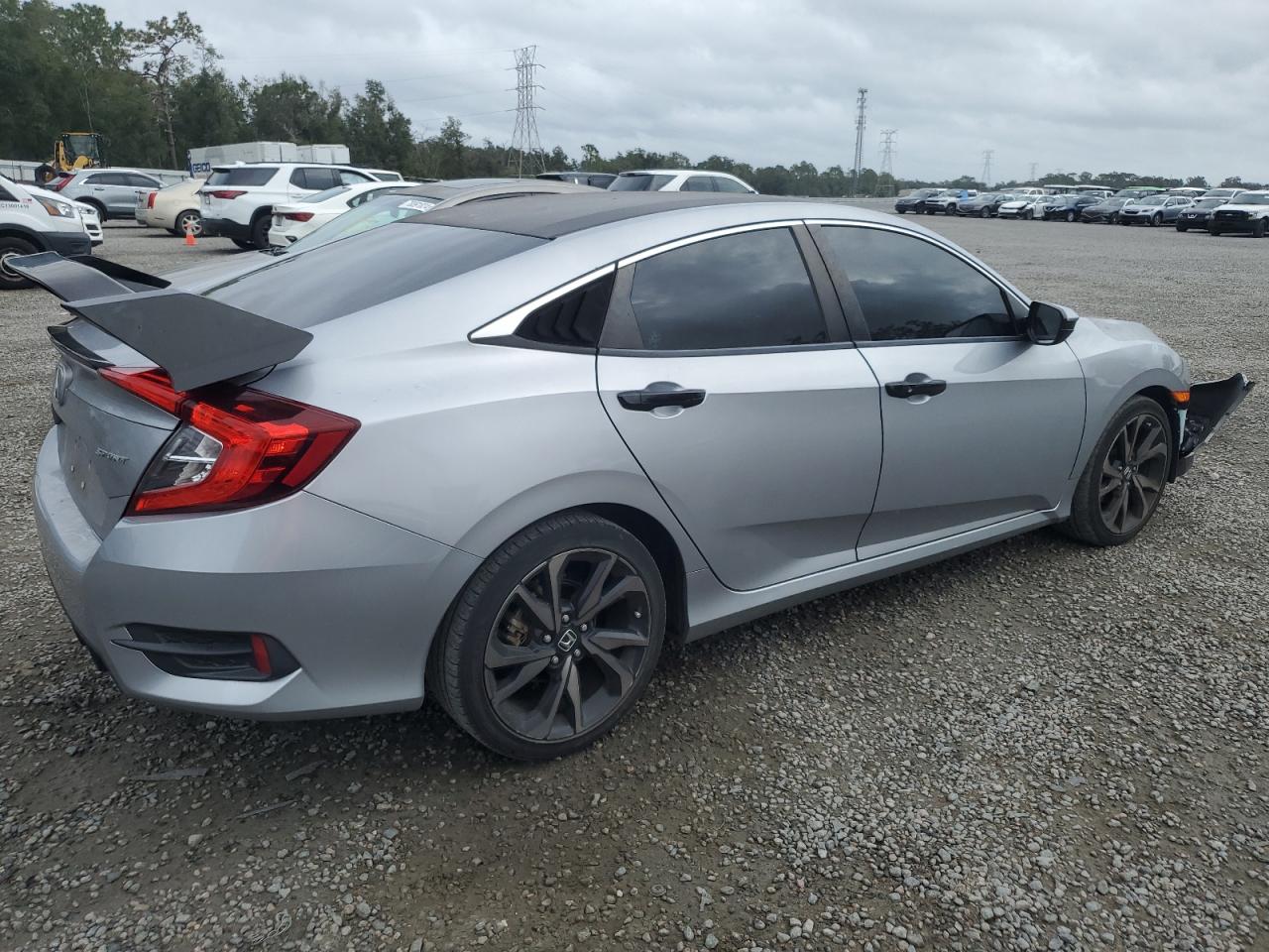 2021 Honda Civic VIN 2HGFC2F8XMH547421 Copart auction photo, front end damage thumbnail 3