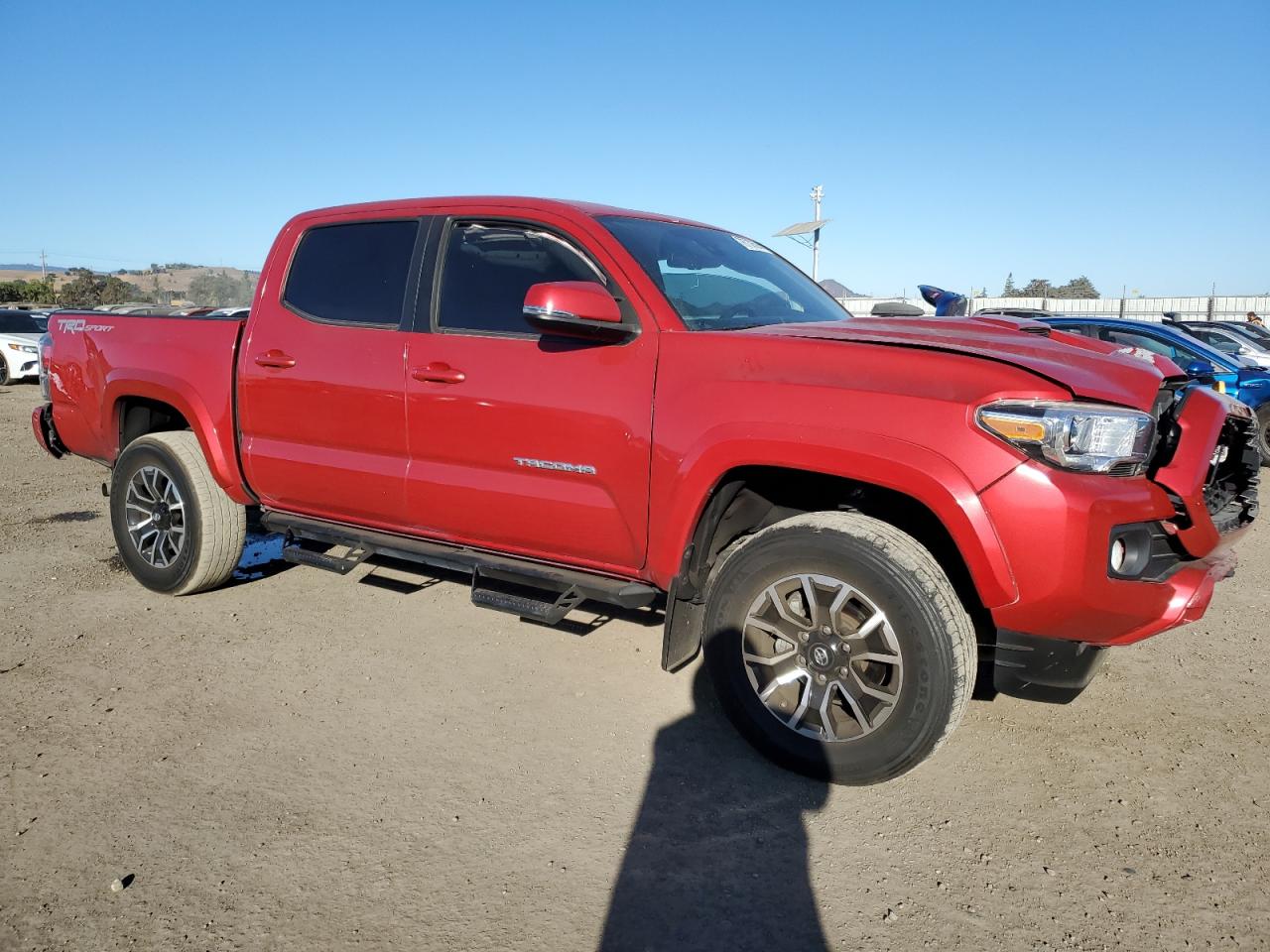 2020 Toyota Tacoma VIN 3TMAZ5CN9LM138040 Copart auction photo, front end / rear end damage thumbnail 4