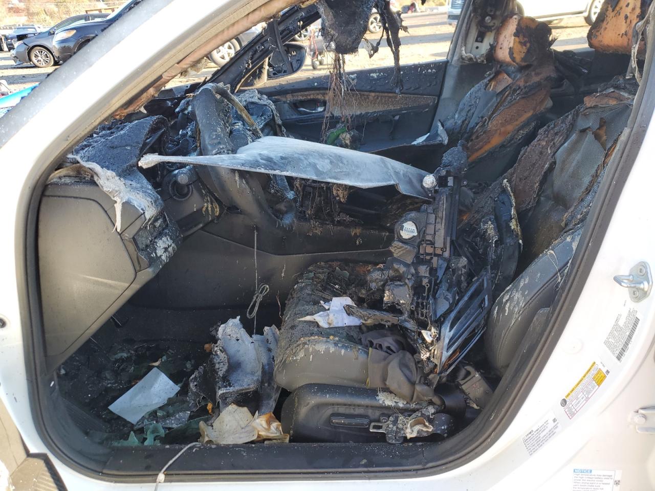 2023 Honda Accord VIN 1HGCY2F69PA044419 Copart auction photo, burn - engine damage thumbnail 7