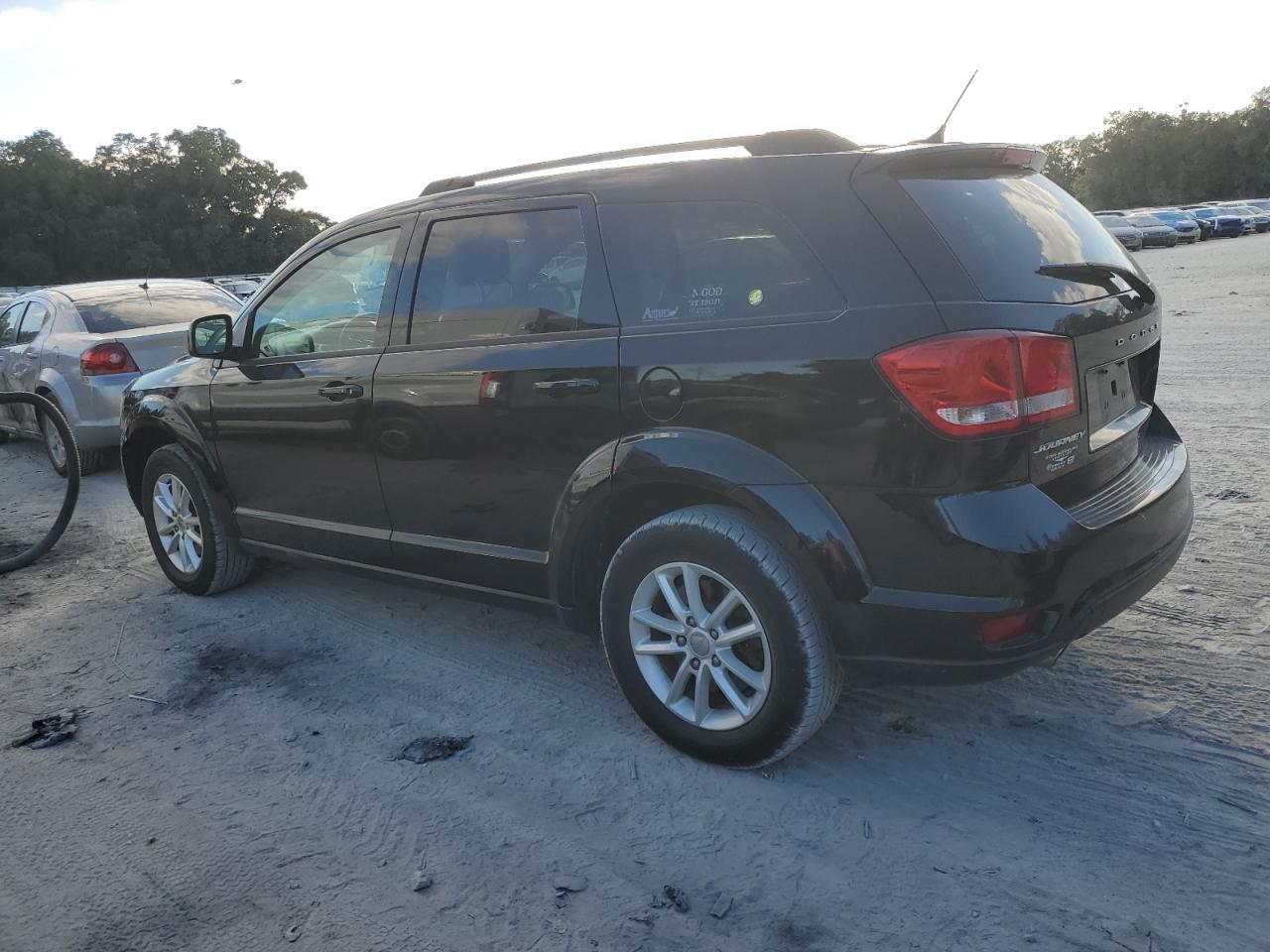 2014 Dodge Journey VIN 3C4PDCBG3ET188103 Copart auction photo, side / front end damage thumbnail 2