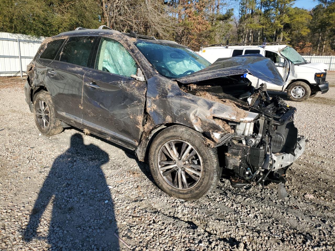 2018 Infiniti QX60 VIN 5N1DL0MM9JC510431 Copart auction photo, all over damage thumbnail 4