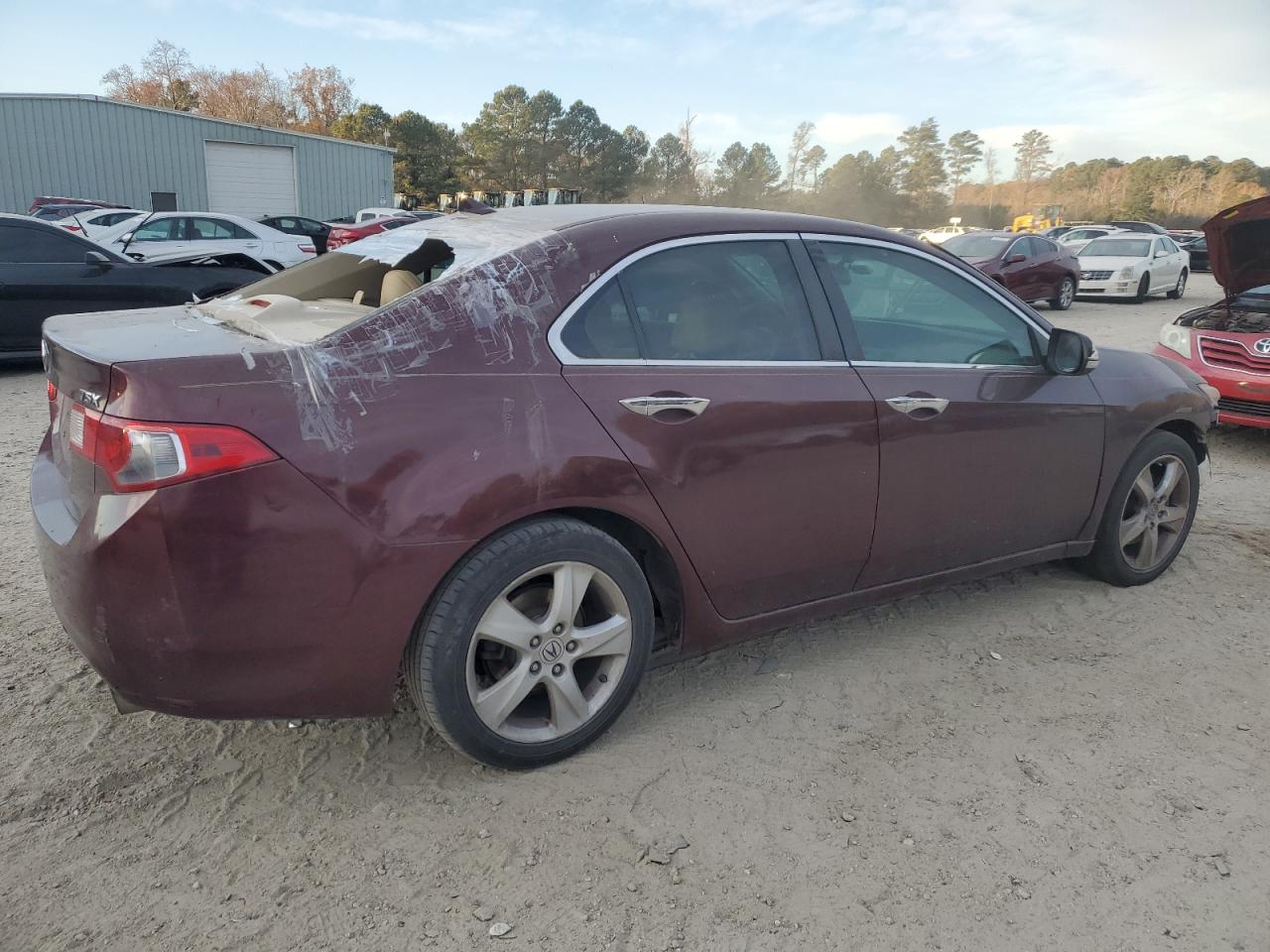 2009 Acura TSX VIN JH4CU26639C021766 Copart auction photo, front end / rear end damage thumbnail 3