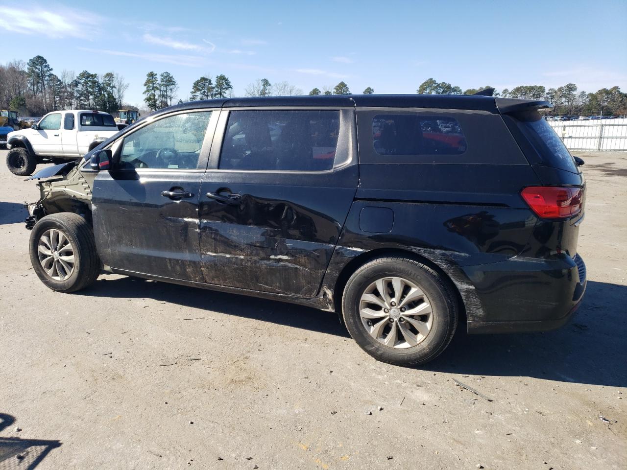 2019 KIA Sedona VIN KNDMA5C13K6534755 Copart auction photo, front end / side damage thumbnail 2