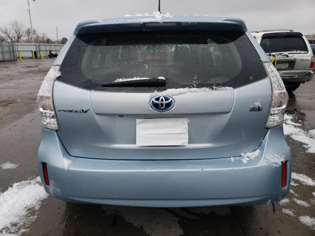 2012 Toyota Prius VIN JTDZN3EU1C3114503 Copart auction photo, rear end / side damage thumbnail 6