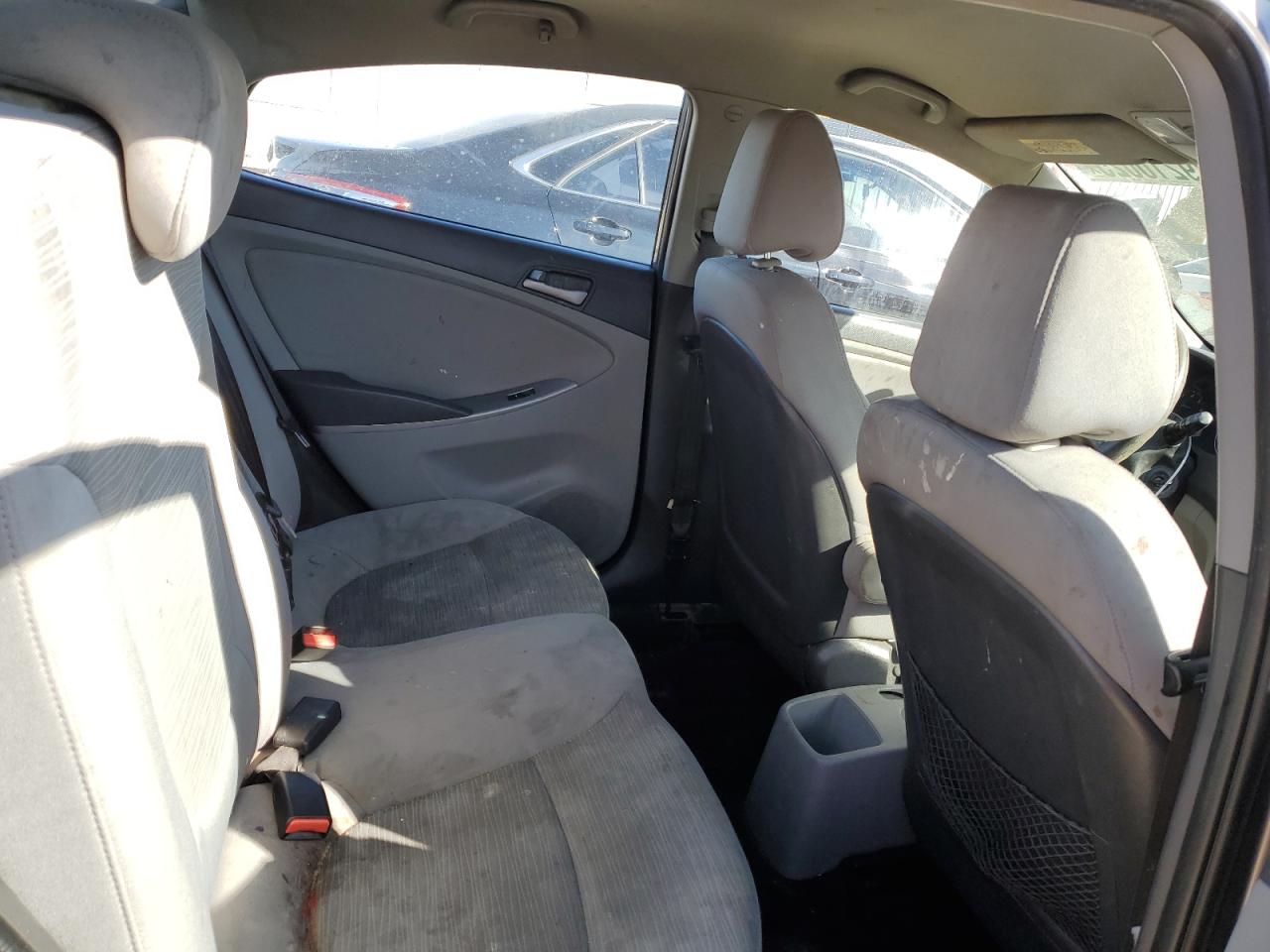 2016 Hyundai Accent VIN KMHCT4AEXGU981569 Copart auction photo, rear end / front end damage thumbnail 10