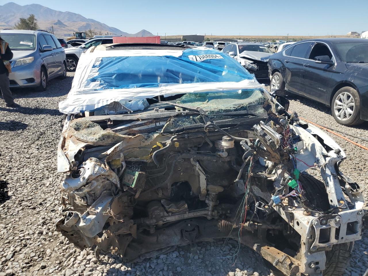 2019 Honda Civic VIN JHMFC1F9XKX014493 Copart auction photo, all over damage thumbnail 5