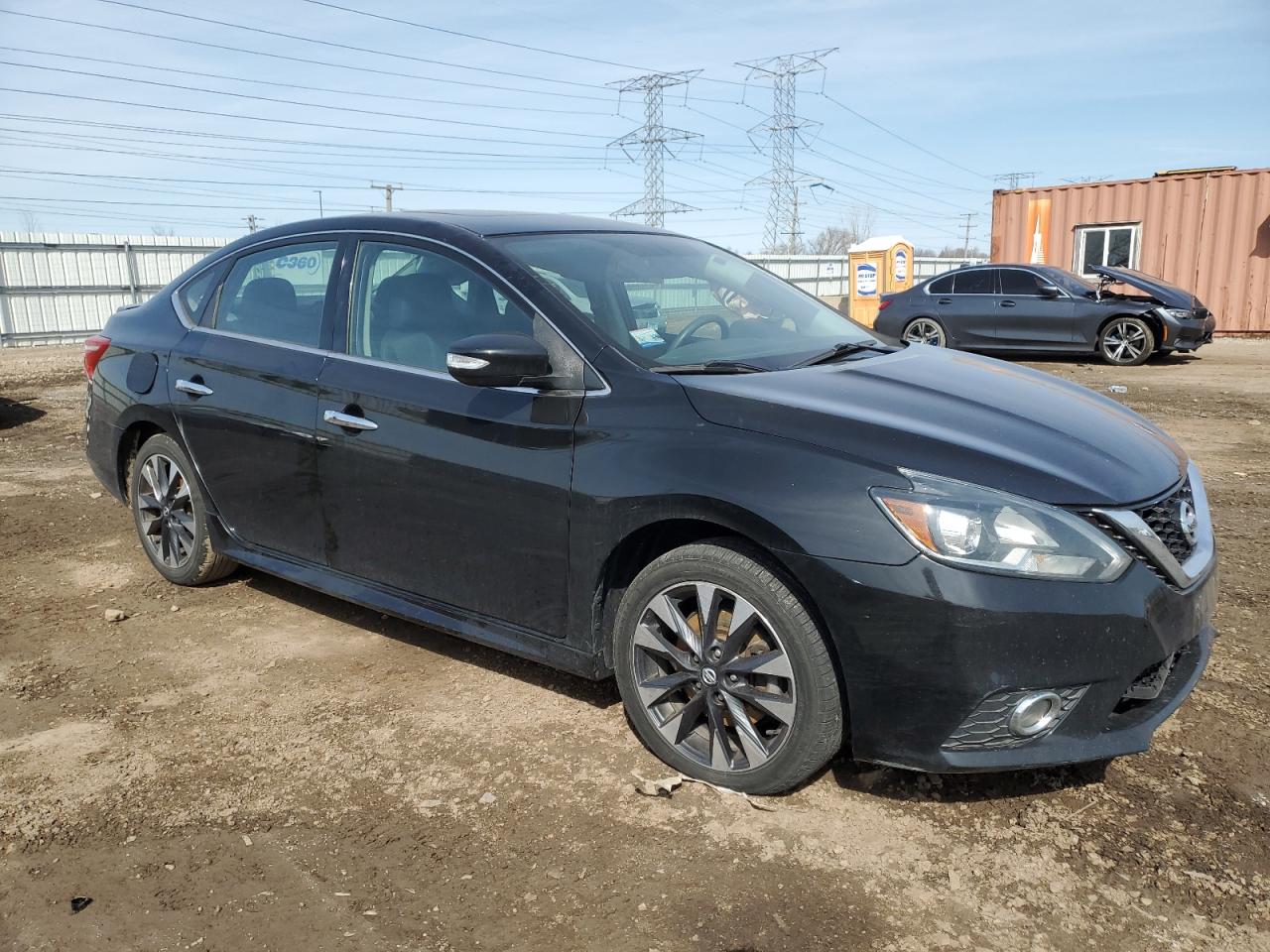 2017 Nissan Sentra VIN 3N1CB7AP8HY305438 Copart auction photo, side / rear end damage thumbnail 4