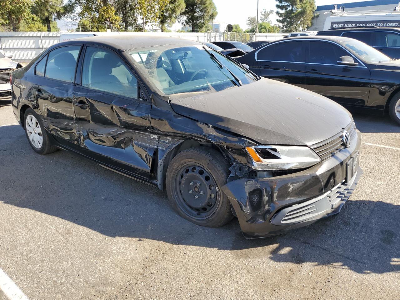 2014 Volkswagen Jetta VIN 3VWLL7AJ7EM290016 Copart auction photo, all over damage thumbnail 4