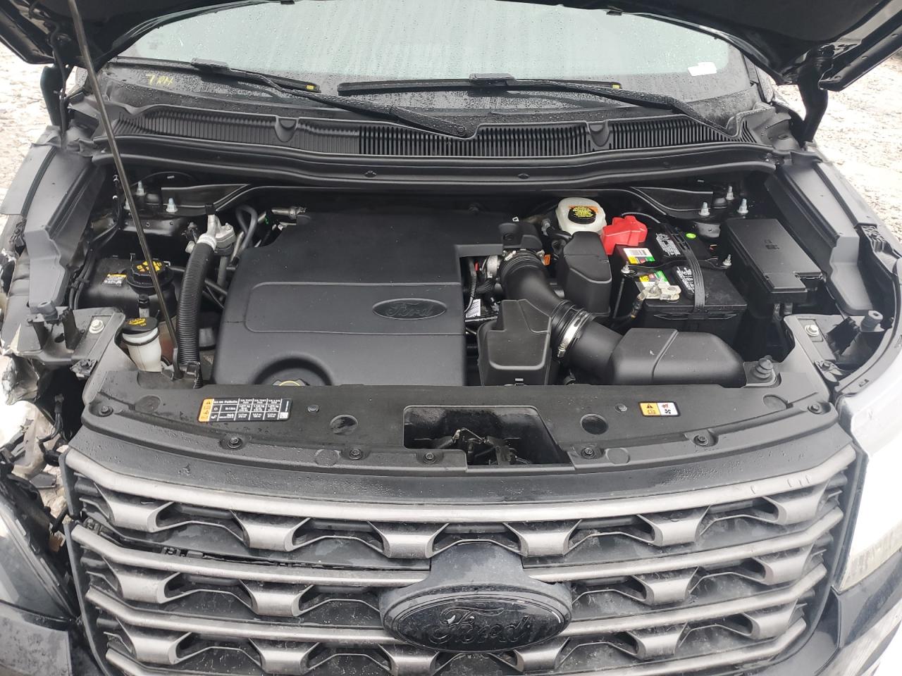 2017 Ford Explorer VIN 1FM5K8D81HGC16792 Copart auction photo, all over damage thumbnail 12