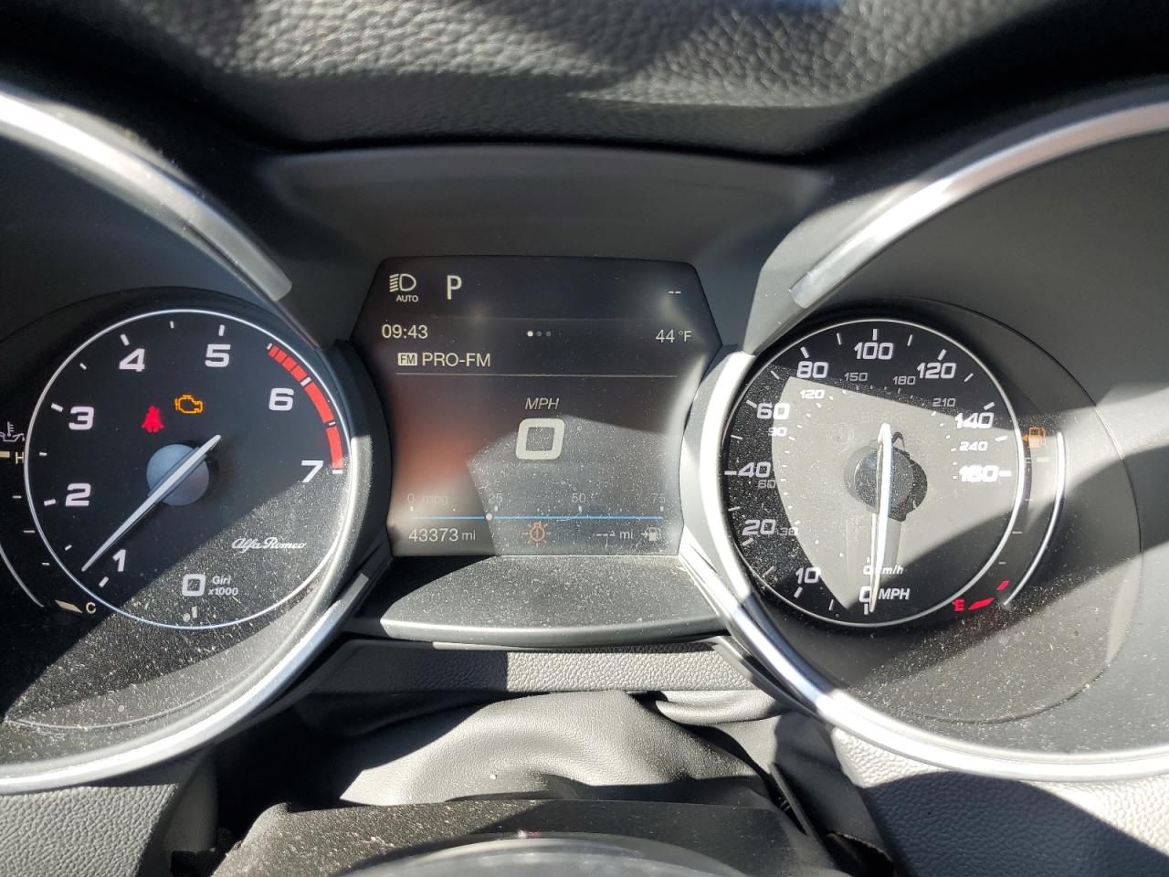 2019 Alfa Romeo Stelvio VIN ZASPAKAN4K7C30319 Copart auction photo, front end / rear end damage thumbnail 9