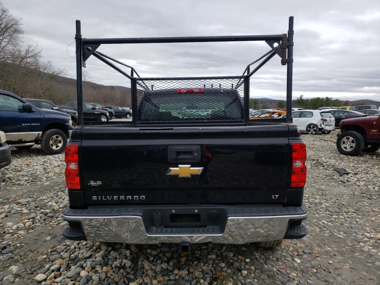 2015 Chevrolet Silverado VIN 1GCVKREH7FZ445990 Copart auction photo, front end / side damage thumbnail 6