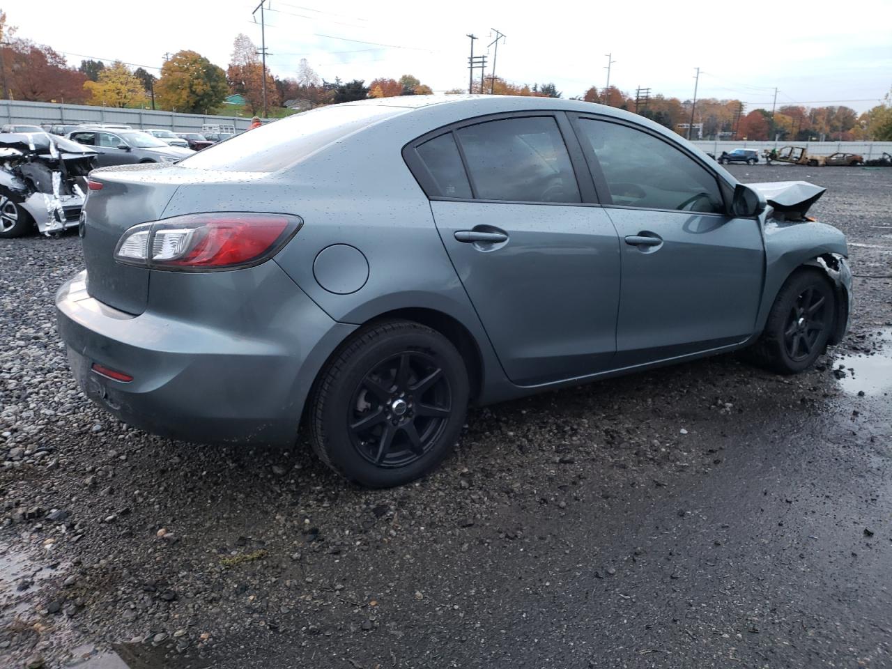 2013 Mazda 3 VIN JM1BL1TF2D1763174 Copart auction photo, front end damage thumbnail 3