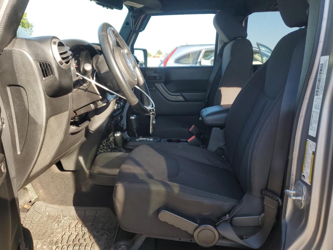 2014 Jeep Wrangler VIN 1C4BJWDG8EL134356 Copart auction photo, front end damage thumbnail 7