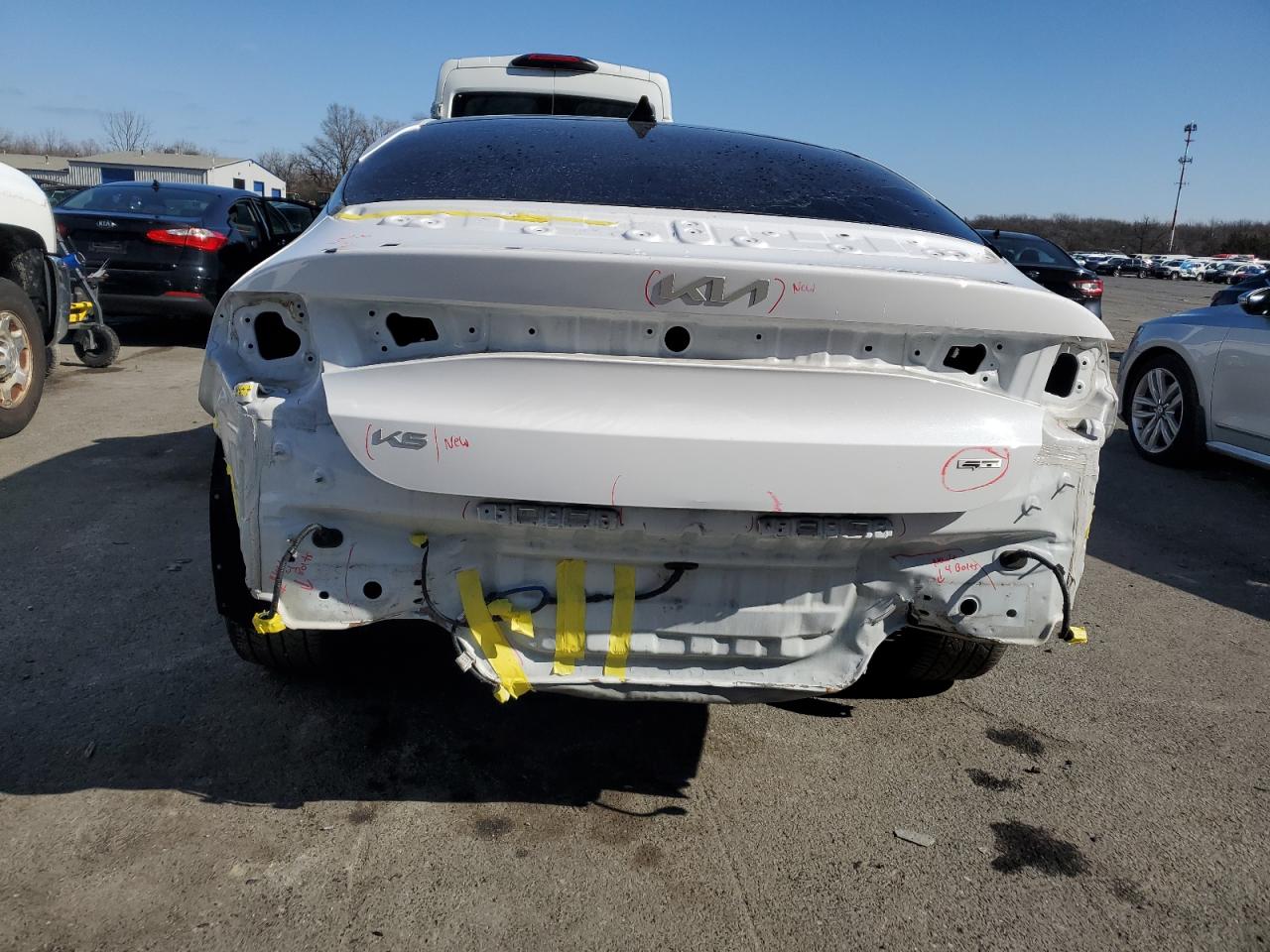 2023 KIA K5 VIN 5XXG44J81PG170777 Copart auction photo, rear end damage thumbnail 6