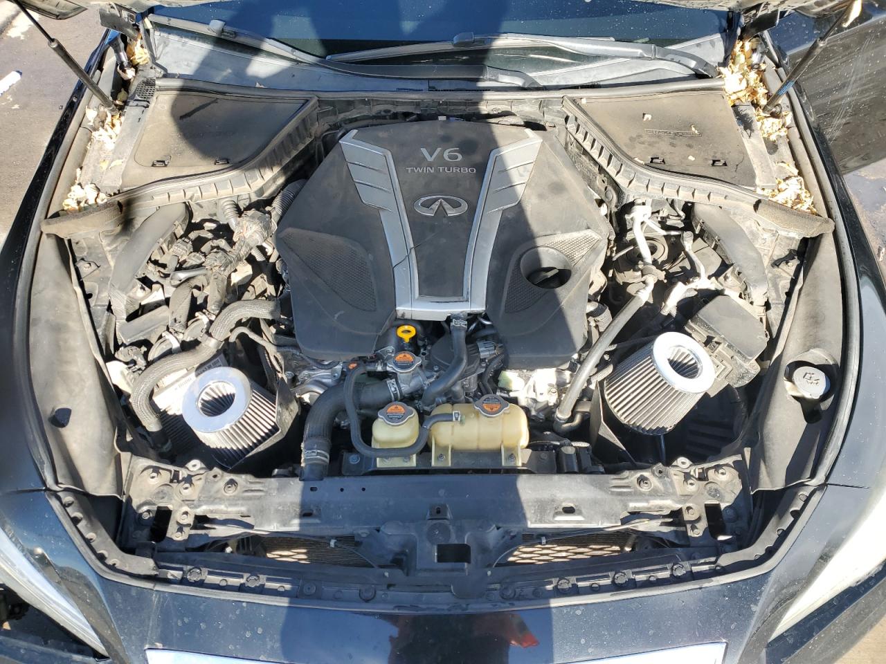 2017 Infiniti Q50 VIN JN1EV7AP4HM730609 Copart auction photo, side / front end damage thumbnail 11