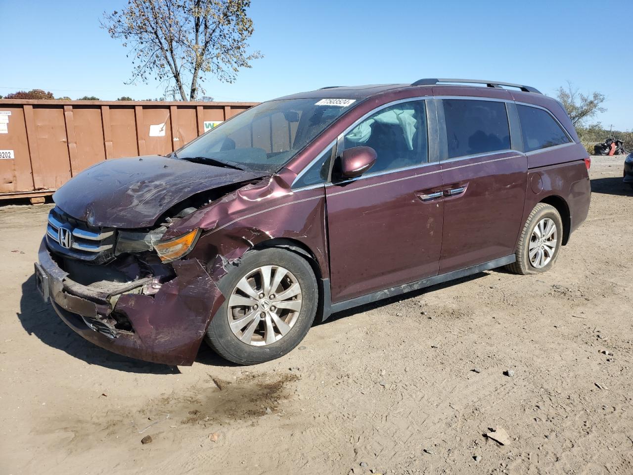 2014 Honda Odyssey VIN 5FNRL5H62EB029836