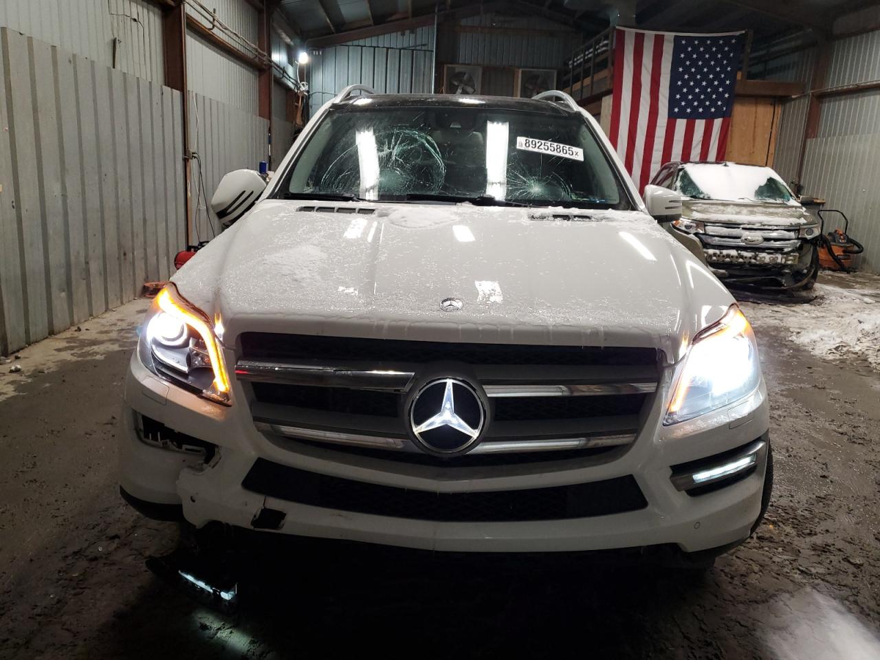 2014 Mercedes-Benz GL-klasse VIN 4JGDF7CE0EA405790 Copart auction photo, front end damage thumbnail 5