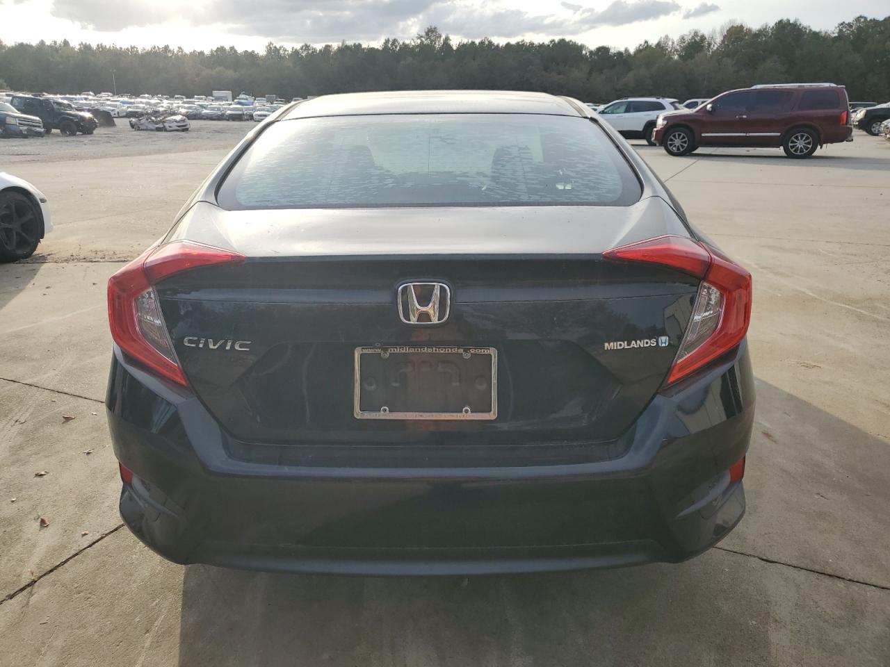 2016 Honda Civic VIN 19XFC2F51GE095671 Copart auction photo, front end damage thumbnail 6