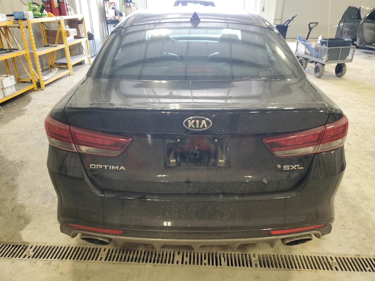 2018 KIA Optima VIN 5XXGV4L24JG199414 Copart auction photo, front end damage thumbnail 6