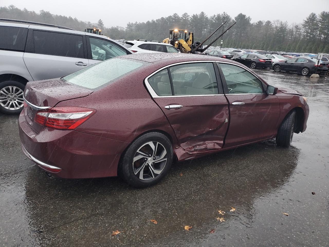2017 Honda Accord VIN 1HGCR2F31HA199941 Copart auction photo, side damage thumbnail 3
