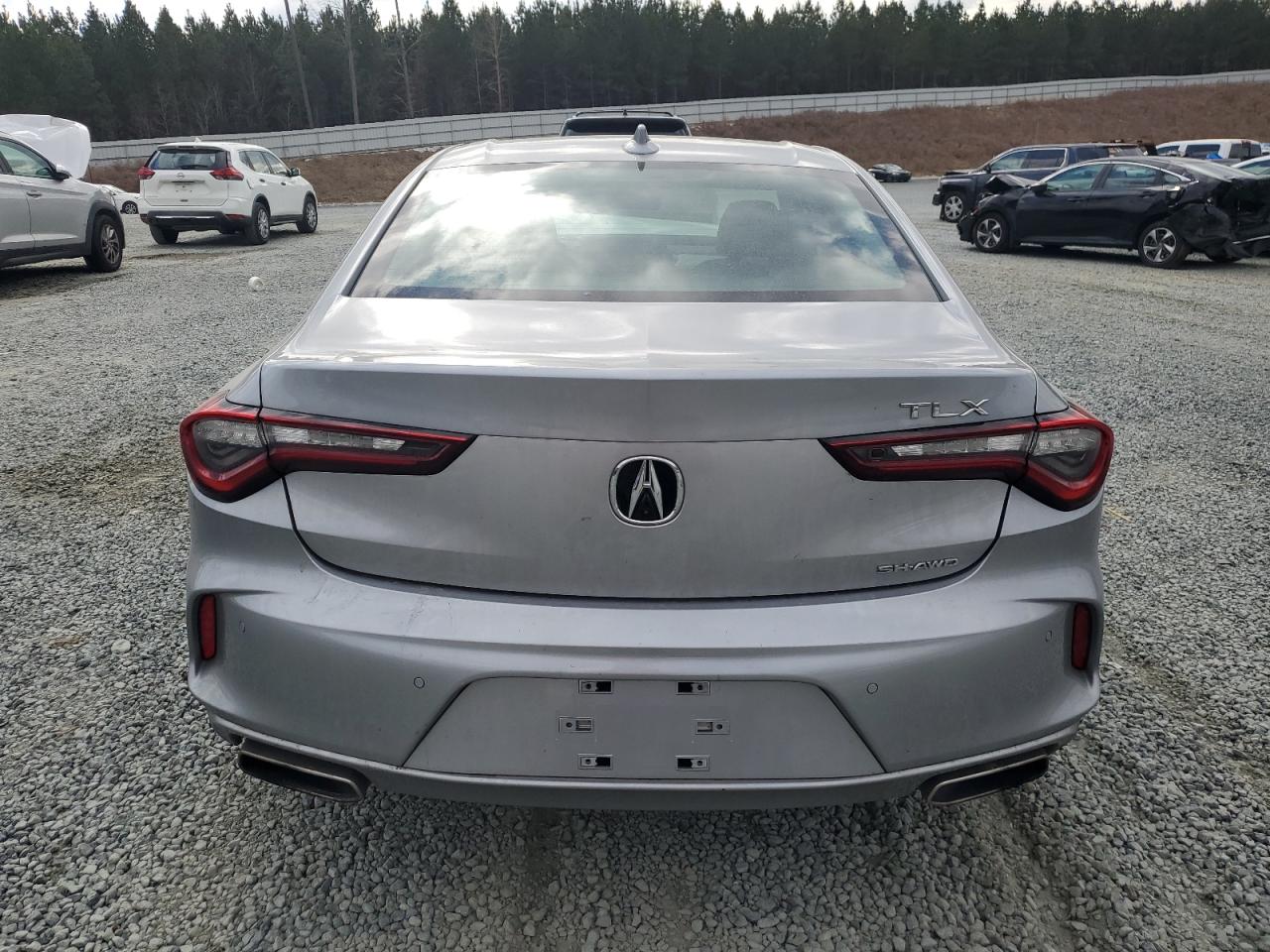 2021 Acura TLX VIN 19UUB6F43MA010418 Copart auction photo, front end damage thumbnail 6
