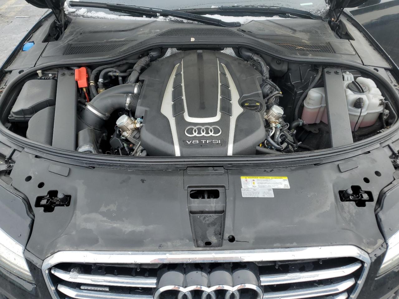 2017 Audi A8 VIN WAU43AFD2HN003499 Copart auction photo, side / rear end damage thumbnail 11